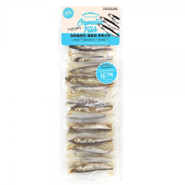 페오펫몰,[오래오래프로젝트] 초대용량 줄줄이스틱 열빙어 (16개입/160g) #낱개포장