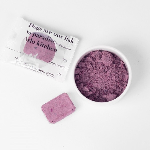 페오펫몰,[알로키친] 강아지 자연식 아이즈퍼플 (흰살생선&빌베리&루테인) 16개입 (64g) #저지방 #눈물