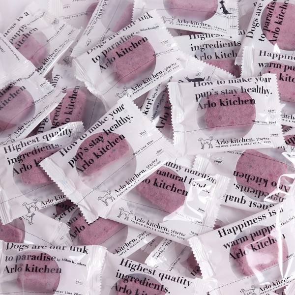 페오펫몰,[알로키친] 강아지 자연식 아이즈퍼플 (흰살생선&빌베리&루테인) 16개입 (64g) #저지방 #눈물