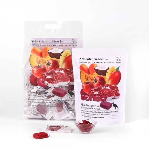 페오펫몰,[알로키친] 강아지 자연식 슬림캥거루 (캥거루&MCT) 16개입 (48g)