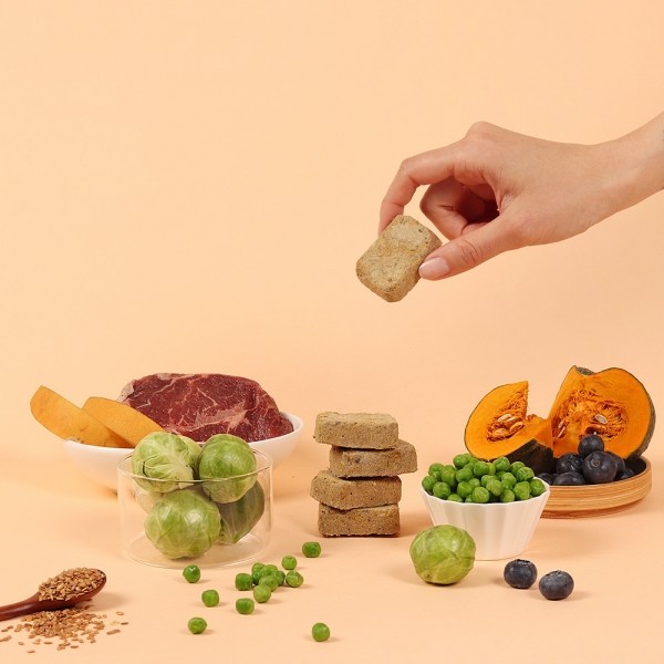 페오펫몰,[알로키친] 강아지 자연식 오메가비프 (소&오메가3) 16개입 (64g) #피부모질 #항산화