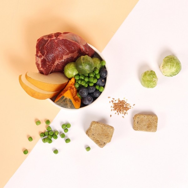 페오펫몰,[알로키친] 강아지 자연식 오메가비프 (소&오메가3) 16개입 (64g) #피부모질 #항산화