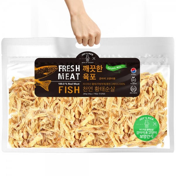 페오펫몰,[오래오래프로젝트] 깨끗한 육포 황태 (280g)
