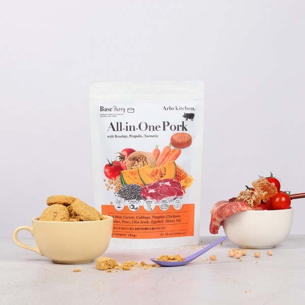 페오펫몰,[알로키친] 강아지자연식 올인원포크(돼지&프로폴리스) 15개입 (90g) #슬개골 #기관지 #항산화 #베이스패티
