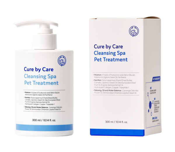 페오펫몰,[큐어바이케어] 클렌징 스파 펫 샴푸 & 트리트먼트 SET