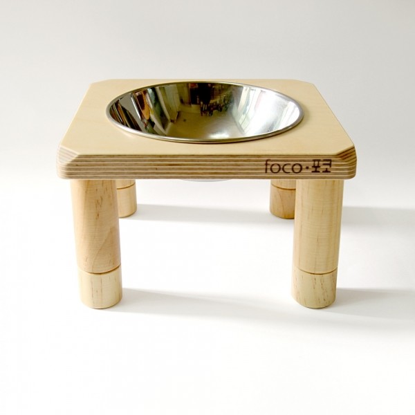 퐁퐁 원목 강아지 고양이 식탁 11가지 컬러 1구, 2구, 3구