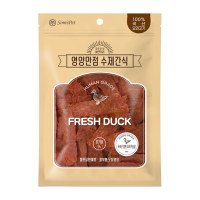 영양만점 강아지 수제간식 국내산 절편 오리가슴살 360g