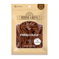 영양만점 강아지 수제간식 국내산 절편 오리슬라이스 360g