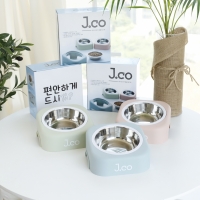 제이코 강아지 고양이 밥그릇 스텐인레스 밥그릇