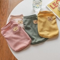 냥슬아치 고양이 강아지 곰돌이 민소매 나시티셔츠