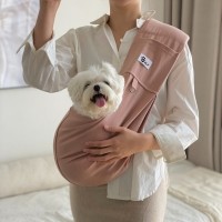 냥슬아치 파스텔톤 포대기 앞가방 슬링백