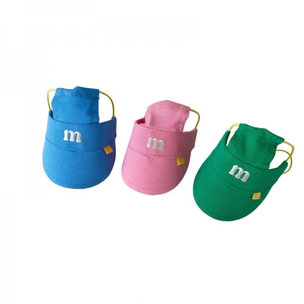 페오펫몰,[이득특가]오늘멍냥 강아지 M로고 캡모자 썬캡