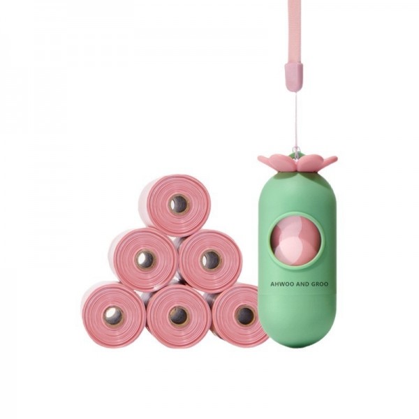 페오펫몰,냥슬아치 강아지 배변봉투 똥츄 케이스 플라워 디스펜서