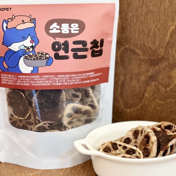 페오펫몰,바삭바삭 소고기 품은 연근칩