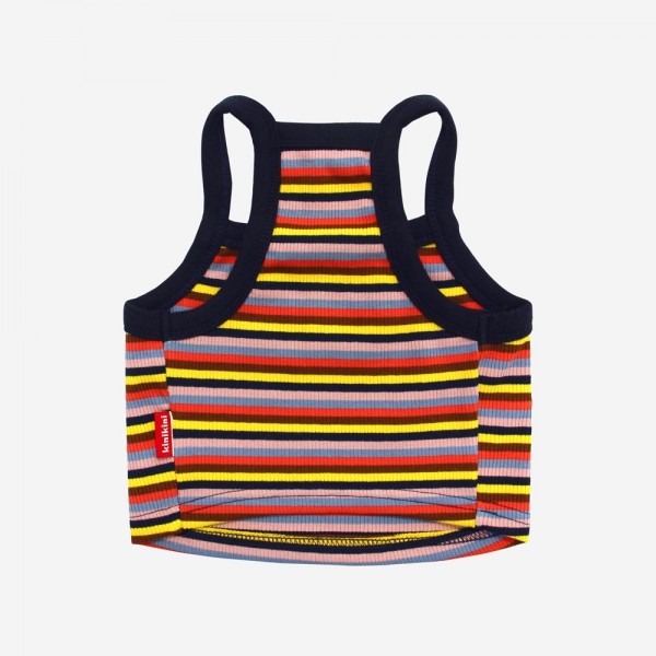 페오펫몰,[여름맞이특가] 키니키니 오리지널 스트라이프 크롭탑 (네이비)