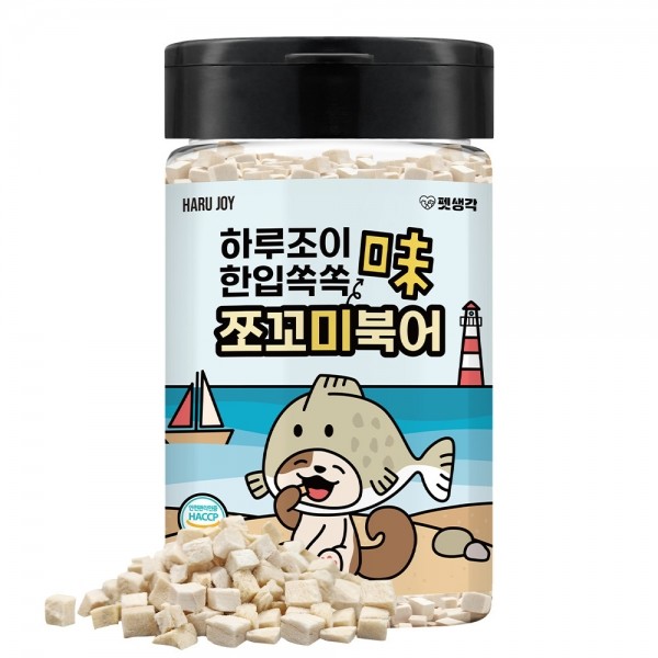 페오펫몰,펫생각 한입쏙쏙 동결건조 간식 북어 트릿 (약 900알)