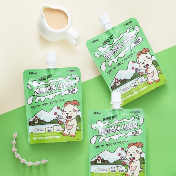 페오펫몰,펫생각 하루조이 행양행댕 산양유 프리미엄 펫밀크 100ml (10개입)