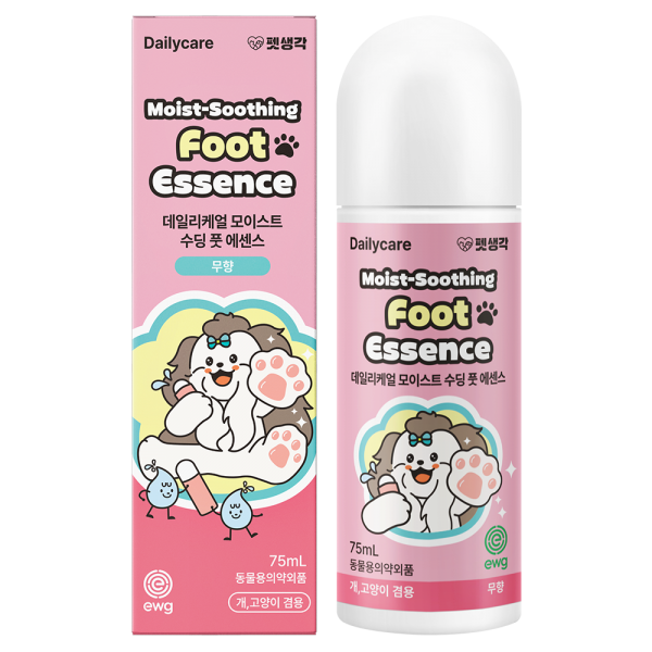 페오펫몰,[꽃길특가] 펫생각 고양이 강아지 발바닥 에센스 수딩 풋밤 발사탕 갈라짐 보습 75ml