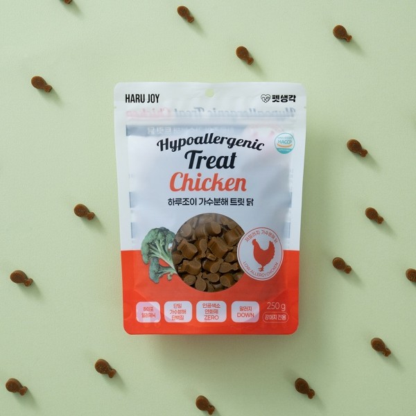 페오펫몰,펫생각 하루조이 강아지 가수분해 닭 트릿 저알러지 노즈워크 훈련 간식