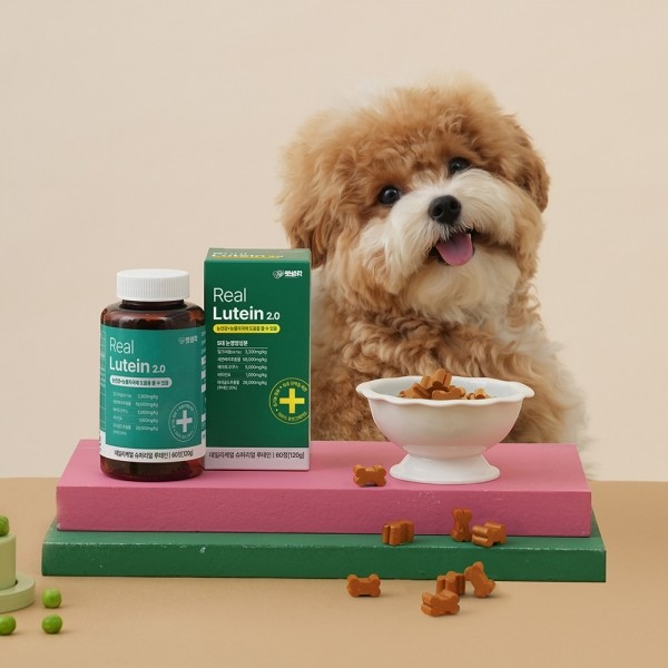 페오펫몰,펫생각 강아지 눈 눈물자국 냄새 백내장 루테인 영양제 120g