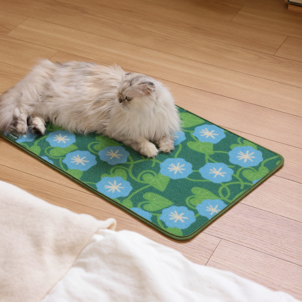 페오펫몰,피도테일 아트 포스터 스크래쳐 매트 (파란 나팔꽃)