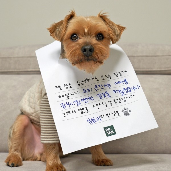 페오펫몰,물에 타 먹는 강아지 치약 닥터테일 덴터