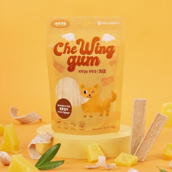 페오펫몰,[텐텐특가]골드로니 꼭꼭씹는 츄윙껌 치즈 강아지 간식