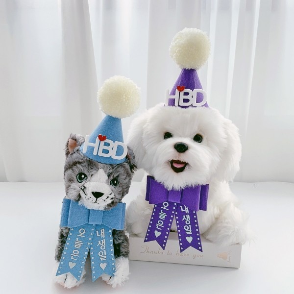 페오펫몰,[댕보양특가] HBD고깔화환세트