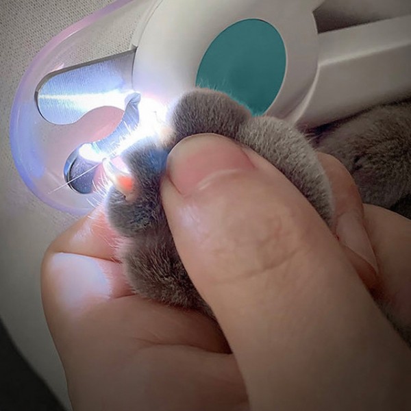 페오펫몰,리스펫 강아지 고양이 LED 발톱깎기 다보여