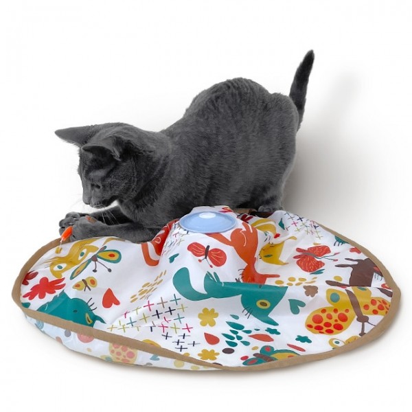 페오펫몰,리스펫 고양이 자동장난감 멀티 꼬리잡기