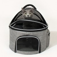 리스펫 고양이 숨숨 돔형 이동장 이동가방 켄넬 본품