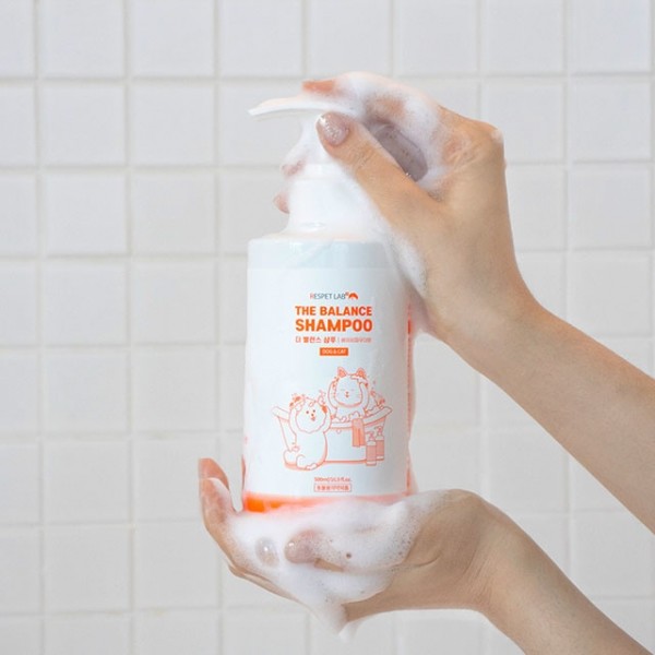 페오펫몰,리스펫랩 강아지 고양이 더 순한 저자극 더 밸런스 샴푸 500ml