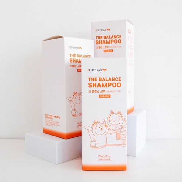 페오펫몰,리스펫랩 강아지 고양이 더 순한 저자극 더 밸런스 샴푸 500ml