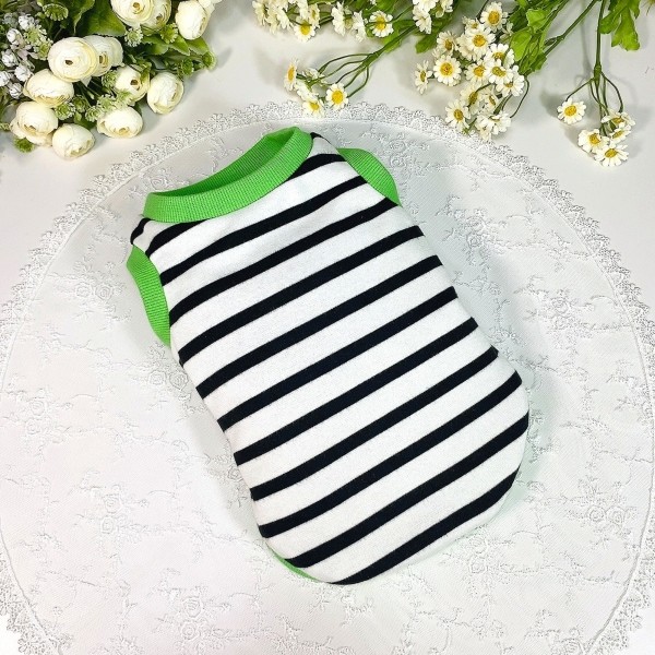 페오펫몰,[새해특가]2장 강아지티셔츠,별, 스트라이프,강아지옷,애견옷,핸드메이드,애견의류