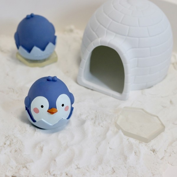 페오펫몰,[꼬수니토이즈] 에그패밀리 병아리 펭귄 참새 3종세트 라텍스 삑삑이 장난감