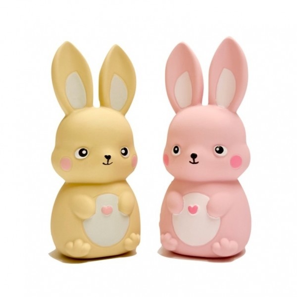 [꼬수니토이즈] 토끼 강아지 라텍스 삑삑이 장난감 2종 세트