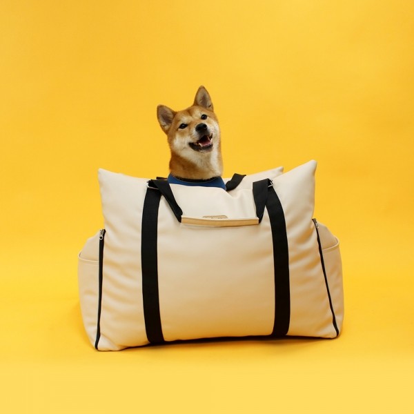 페오펫몰,개과천선 펠레 올방수 가죽 강아지 카시트