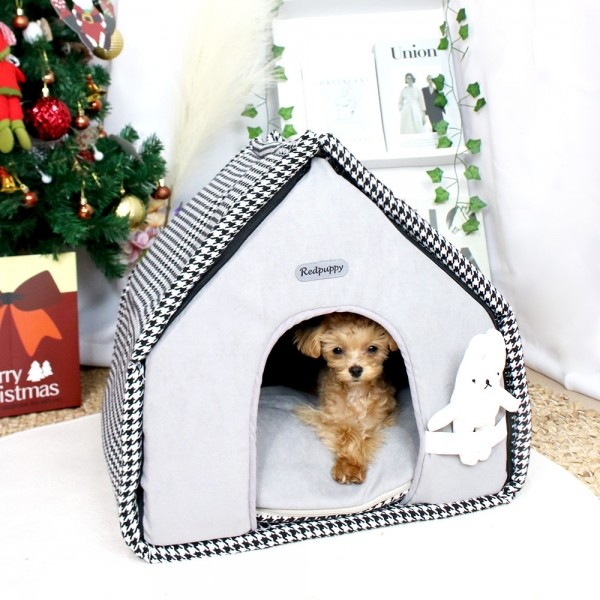 페오펫몰,개과천선 체스트 강아지 하우스 토끼 인형 세트