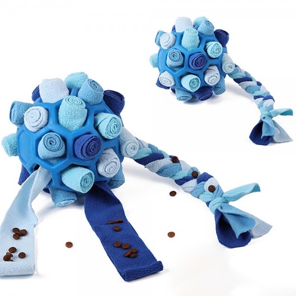 페오펫몰,개과천선 퍼즐워크 강아지 터그공 노즈워크 장난감 색상랜덤