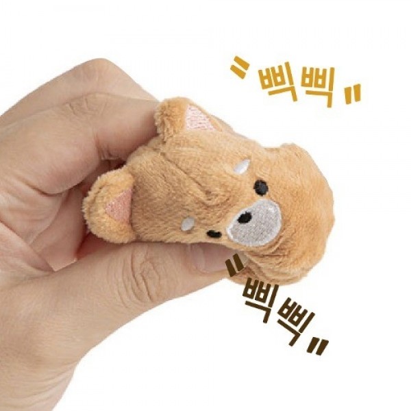 페오펫몰,개과천선 큐트멀 강아지 삑삑이 공 장난감