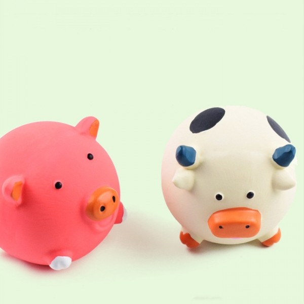 페오펫몰,개과천선 라운디 동물 삑삑이 강아지 장난감 3개 세트