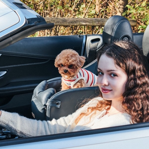 페오펫몰,개과천선 스페이스 강아지 가죽 콘솔 카시트 (콘솔백 별도 판매)