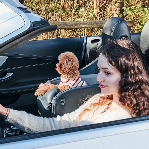 페오펫몰,개과천선 스페이스 강아지 가죽 콘솔 카시트 (콘솔백 별도 판매)