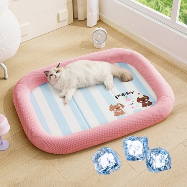 페오펫몰,[댕썸머특가] 개과천선 투니 고양이 쿨 방석 강아지 쿨 매트