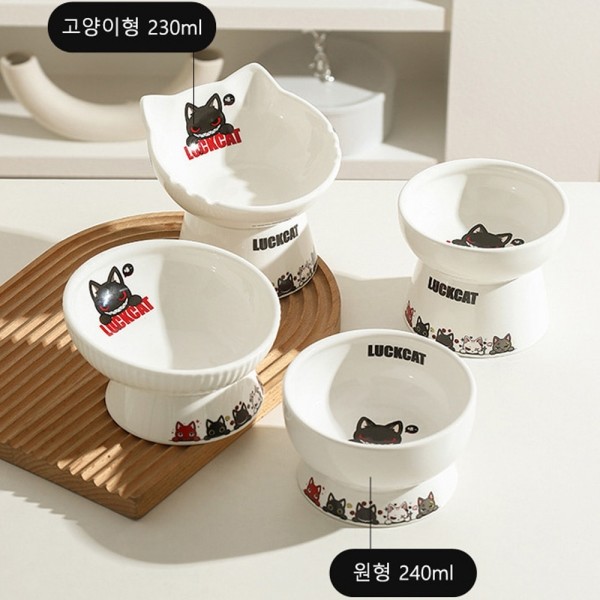 페오펫몰,[댕썸머특가] 개과천선 먀오 도자기 강아지 식기 1구