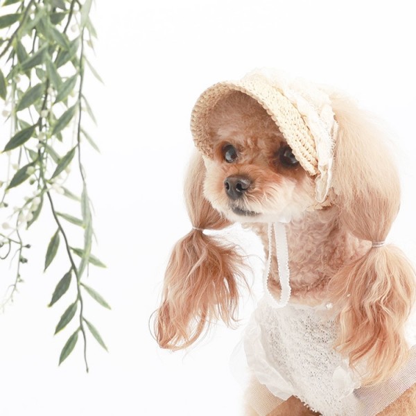 페오펫몰,[CCPM]라피아나 썬캡-네추럴베이지