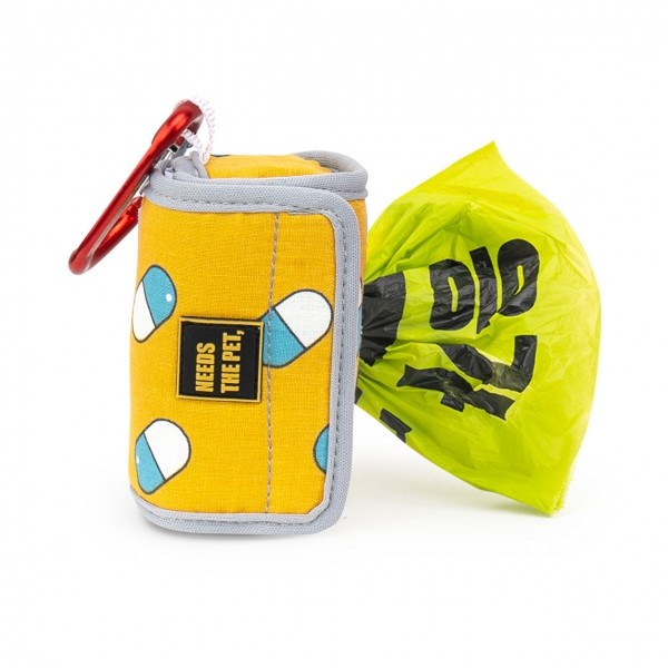 페오펫몰,니즈더펫 인터라켄 패턴 푸푸백 강아지 배변봉투 가방