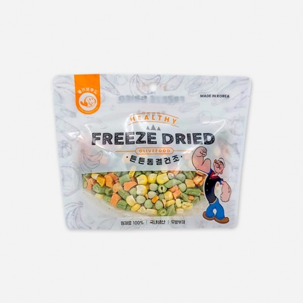 페오펫몰,뽀빠이 튼튼 동결건조 간식 채소믹스 50g [최저가]