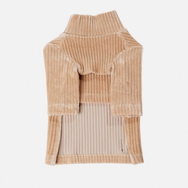 페오펫몰,페딕트 코듀로이 하이넥 티셔츠 베이지 (S~XL) [최저가]