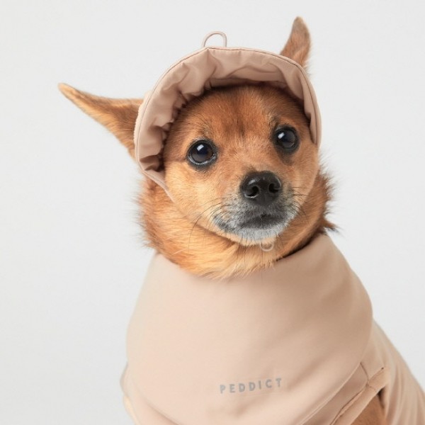 페오펫몰,페딕트 2온스 패딩 모자 베이지 (S~L) [최저가]